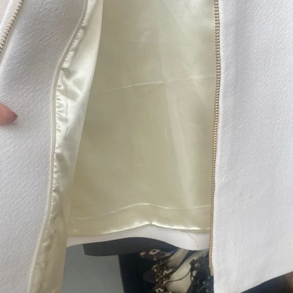 J. Crew Cream Zip-Up Jacket - Picture 4 of 6